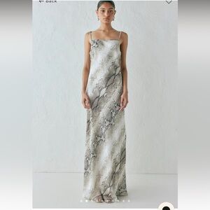 VRG GRL EMA MAXI DRESS SNAKE